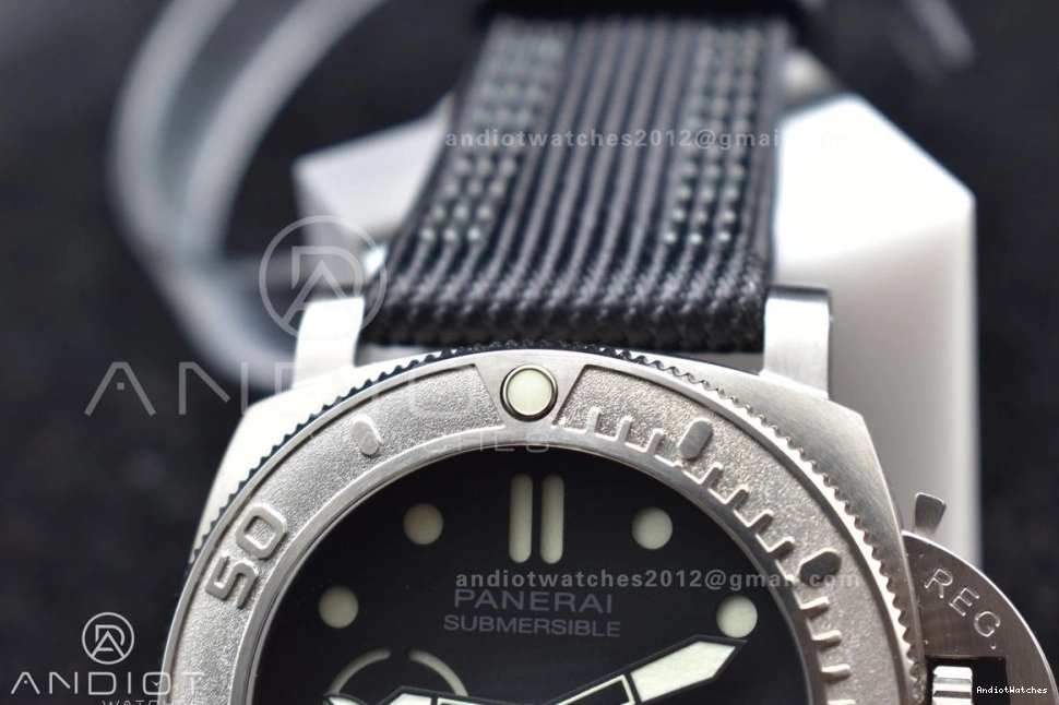 996 FastDry Black Edition Dial VSF PAM984 Strap Best Horn Black Clone Submersible Nylon Mike on P.9010 1:1 1018